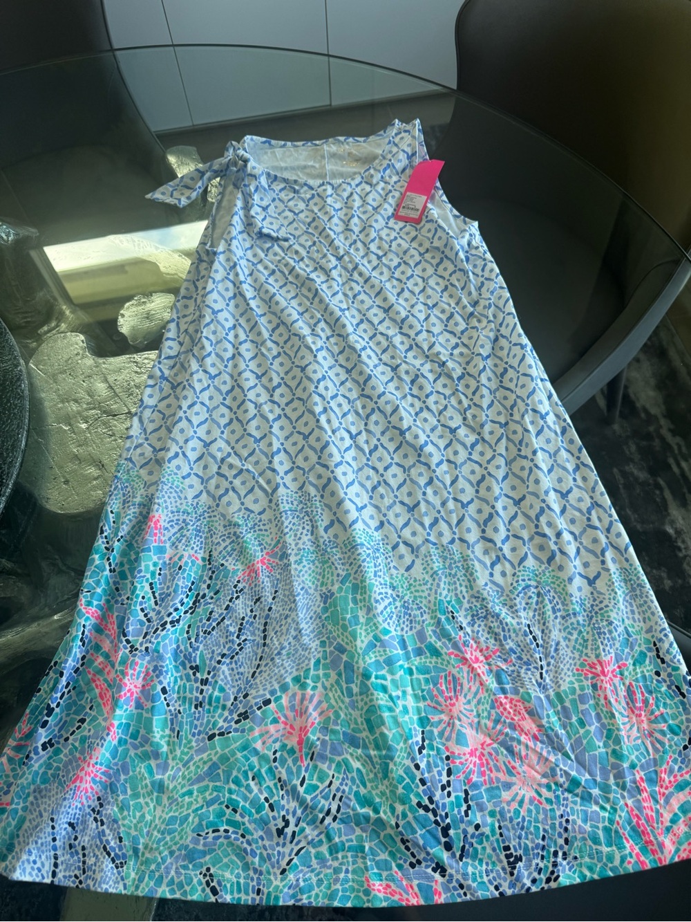 Lilly Pulitzer Luella Dress in Sea La Vie Engineered - Picture 2 of 4